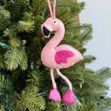 O4O | Wool Ornament | Flamingo