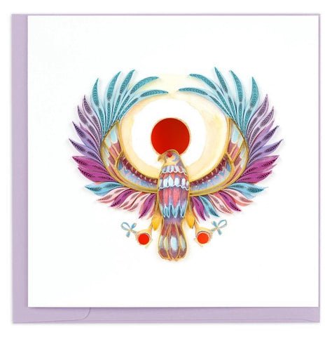Egyptian Phoenix Quilling Card