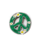 Beaded Brooch Pin | Peace