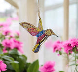 Upcycled Paper Ornament | Hummingbird