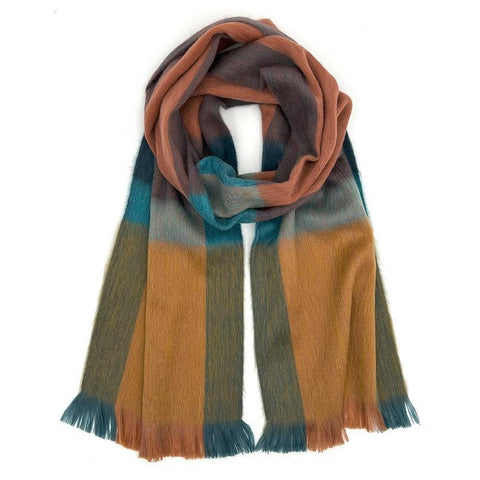 Alpaca Plaid Scarf | Dune