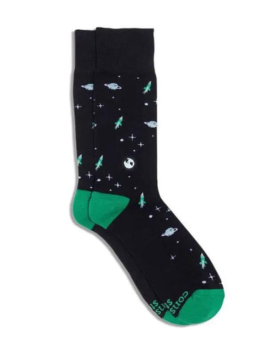 Discovery Socks That Protect Our Planet | Black Galaxy