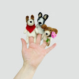 Felted Wool Finger Puppet | Dog