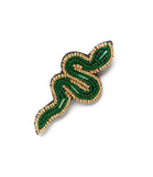 Beaded Brooch Pin | Snake