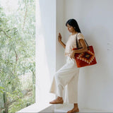 Wide Wool Tote | Renacer