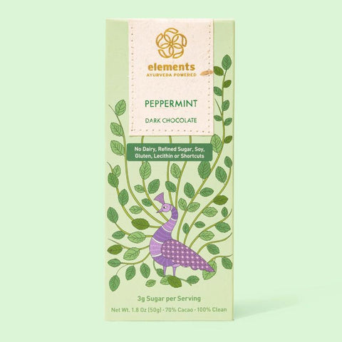 Elements Peppermint 70% Dark Chocolate Bar