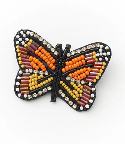 Beaded Brooch Pin | Butterfly