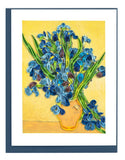 Artist Series Quilling Card | Irises, Van Gogh