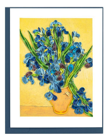 Artist Series Quilling Card | Irises, Van Gogh