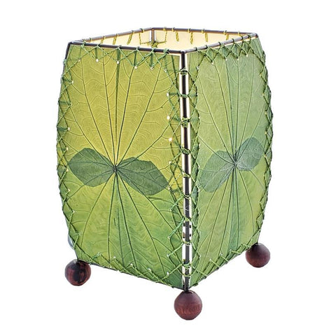 Mini Square Table Lamp | Green