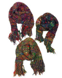 Upcycled Silk Knit Scarf