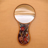 Hand Mirror | Bone Flower Skull | Assorted