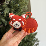 O4O | Wool Ornament | Sleeping Red Panda
