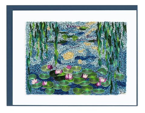 Artist Series Quilling Card | Water Lillies, Monet