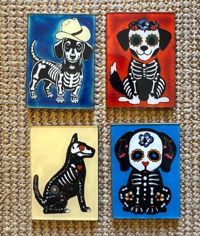 Skelley Dog Pocket Mirror | Assorted