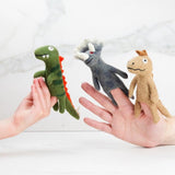 Felted Wool Finger Puppet | Dinosaur