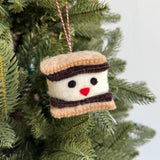 O4O | Wool Ornament | Smiling S'mores