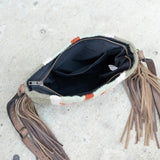 Fringed Wool Crossbody | Tierra Verde