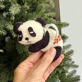 O4O | Wool Ornament | Sleeping Panda