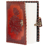 Leather Journal | Lotus | Light Brown
