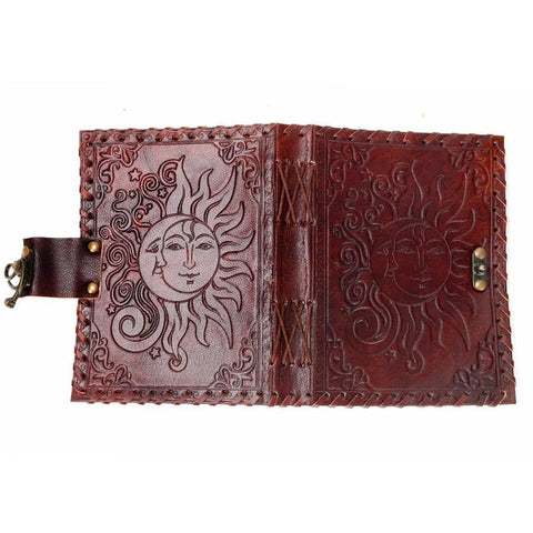 Leather Journal | Sun and Moon