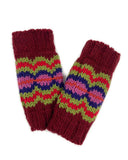 Circle Wool Fingerless Gloves | 3 Colors
