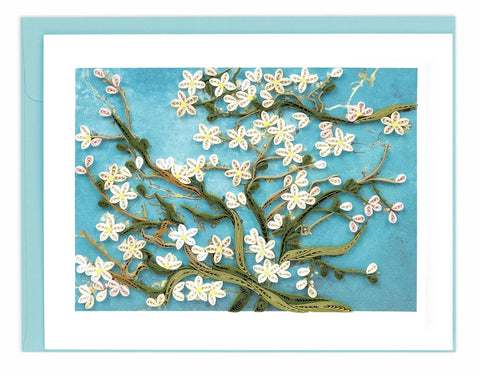 Artist Series Quilling Card | Almond Blossoms, Van Gogh