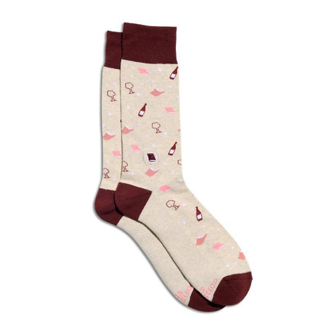 Socks That Give Books | Wine and Books