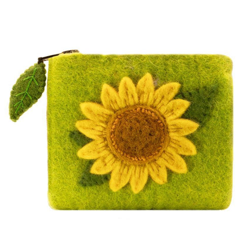 Woolie Coin Purse | Sunny Sunflower