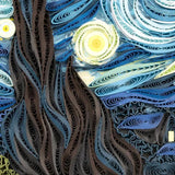 Artist Series Quilling Card | Starry Night, Van Gogh