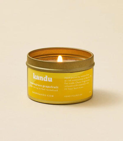 Kandu Candle | Lemongrass Grapefruit | 3oz.