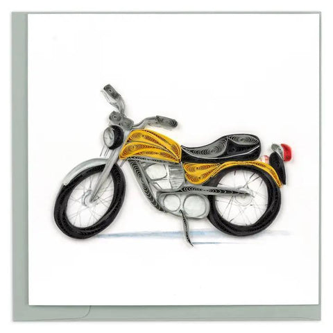 Motorcycle Quilling Card