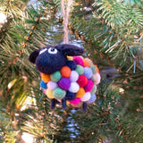 Wool Ornament | Rainbow Sheep