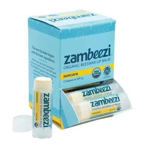 Zambeezi Organic Beeswax Lip Balm | SunCare