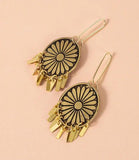 Nisha Oval Dangle Earrings