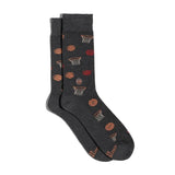 Socks That Support Youth Sports | Grey Basketballs