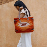 Wide Wool Tote | Mariposa