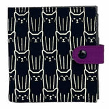 Square Wallet | Cat Print | 3 colors