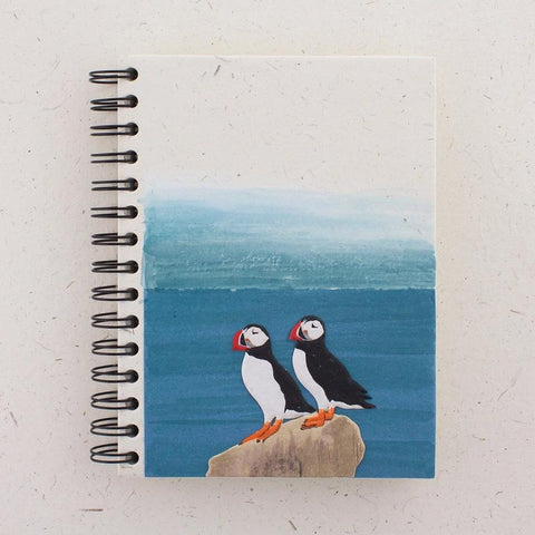 Eco-Friendly Notebook | Large | Puffins