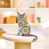 Upcycled Paper Ornament | Cat