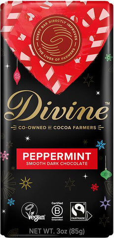 Dark Chocolate Bar | Holiday Peppermint