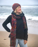 Upcycled Silk Knit Scarf