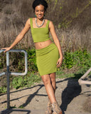 Rayon Pencil Mini Skirt | 10 colors