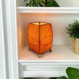 Mini Square Table Lamp | Orange