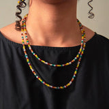 Kaleidoscope Long Strand Necklace