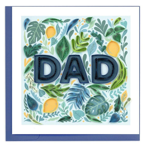 Botanical Dad Quilling Card