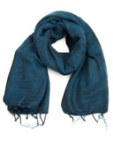 Brushed Woven Shawl | Turquoise