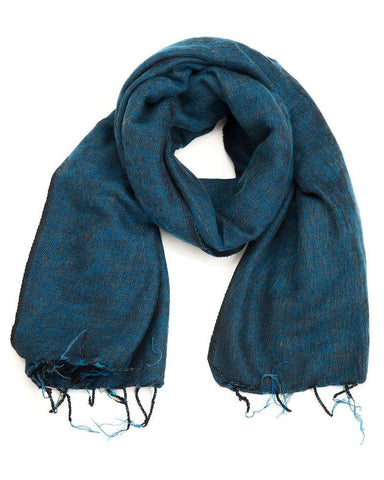 Brushed Woven Shawl | Turquoise