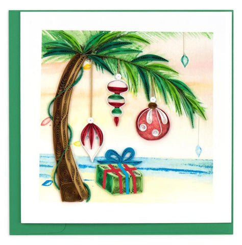 Island Holiday Quilling Card