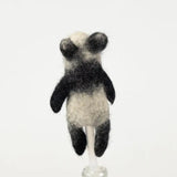 Felted Wool Finger Puppet | Panda